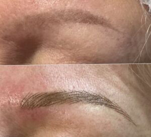 Microblading Natural Hairstroke Eyebrows